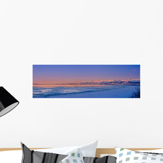 Panorama Anchorage Skyline Wall Decal