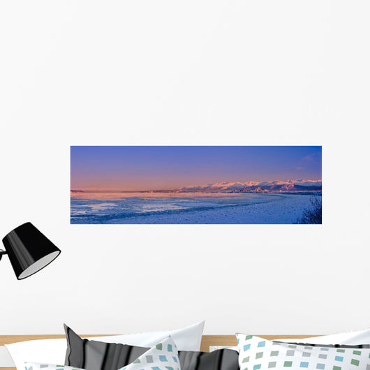 Panorama Anchorage Skyline Wall Decal