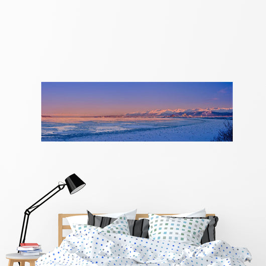 Panorama Anchorage Skyline Wall Decal
