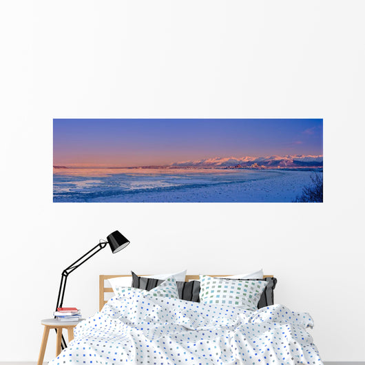 Panorama Anchorage Skyline Wall Decal