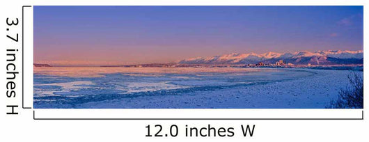 Panorama Anchorage Skyline Wall Decal