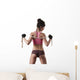 Female Fitness Wall Decal