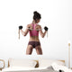 Female Fitness Wall Decal