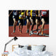 running on the track Wall Mural