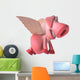 Flying Pig Wall Decal