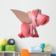 Flying Pig Wall Decal