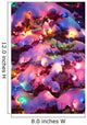 Up Multi-colored Christmas Tree Wall Decal