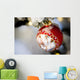Up Christmas Ornament Hanging Wall Mural