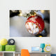 Up Christmas Ornament Hanging Wall Mural