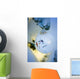 Up Christmas Ornament Hanging Wall Mural