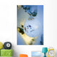 Up Christmas Ornament Hanging Wall Mural