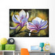 Magnolia flowers.My own artwork. Wall Mural