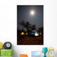 Safari Sleeping Tents Bush Wall Mural