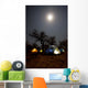 Safari Sleeping Tents Bush Wall Mural