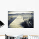 A Dock Juts Out From Shore In A City Park In Homer Alaska Wall Mural