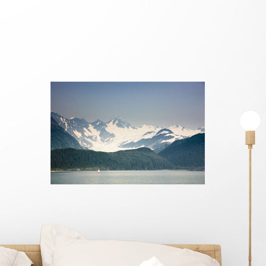 View Of Passage Canal, Whittier, Southcentral Alaska, Summer Wall Mural