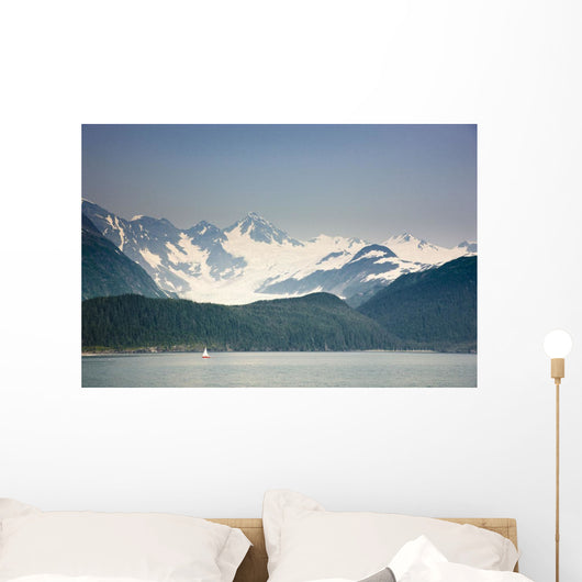View Of Passage Canal, Whittier, Southcentral Alaska, Summer Wall Mural