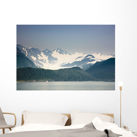 View Of Passage Canal, Whittier, Southcentral Alaska, Summer Wall Mural