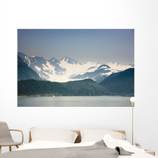 View Of Passage Canal, Whittier, Southcentral Alaska, Summer Wall Mural
