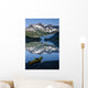 Kayak On The Beach In Shoup Bay With Shoup Glacier Reflected Wall Mural