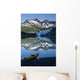 Kayak On The Beach In Shoup Bay With Shoup Glacier Reflected Wall Mural