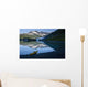 Kayak On The Beach In Shoup Bay With Shoup Glacier Reflected Wall Mural