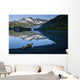 Kayak On The Beach In Shoup Bay With Shoup Glacier Reflected Wall Mural