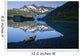 Kayak On The Beach In Shoup Bay With Shoup Glacier Reflected Wall Mural
