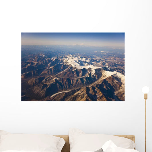 Aerial View Of The Alaska Range Wall Mural
