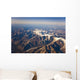 Aerial View Of The Alaska Range Wall Mural