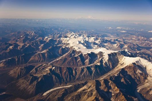 Aerial View Of The Alaska Range Wall Mural