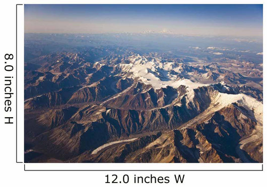 Aerial View Of The Alaska Range Wall Mural