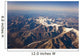 Aerial View Of The Alaska Range Wall Mural