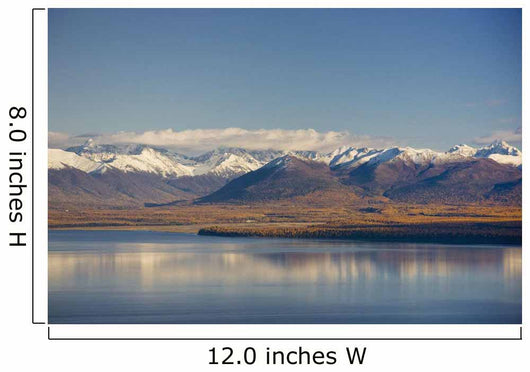 Aerial Knik Arm Wall Decal