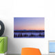 Sunset Over A Barren Landscape Wall Mural