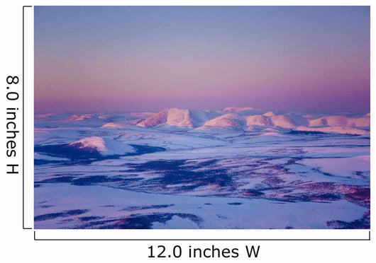 Aerial Noatak River Valley Wall Decal
