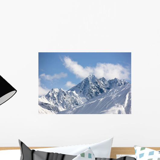 View Of The North Side Of The Chugach Mountains Wall Mural