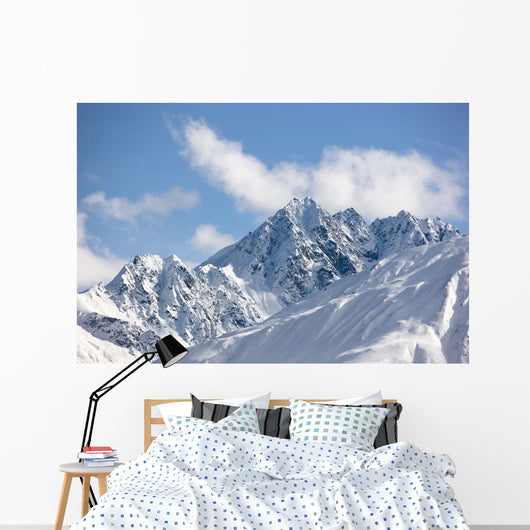 View Of The North Side Of The Chugach Mountains Wall Mural