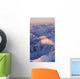 Aerial Chugach Mountain Range Wall Decal 2