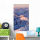Aerial Chugach Mountain Range Wall Decal 2