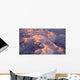 Aerial Chugach Mountain Range Wall Decal 1