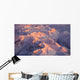 Aerial Chugach Mountain Range Wall Decal 1