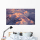 Aerial Chugach Mountain Range Wall Decal 1