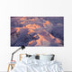 Aerial Chugach Mountain Range Wall Decal 1