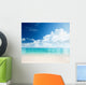 sand and Caribbean sea Wall Mural