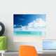 sand and Caribbean sea Wall Mural