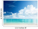 sand and Caribbean sea Wall Mural