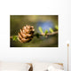 Macro Larch Needles and Wall Decal