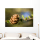 Macro Larch Needles and Wall Decal