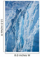 Ice Detail Harriman Glacier Wall Decal Design 3